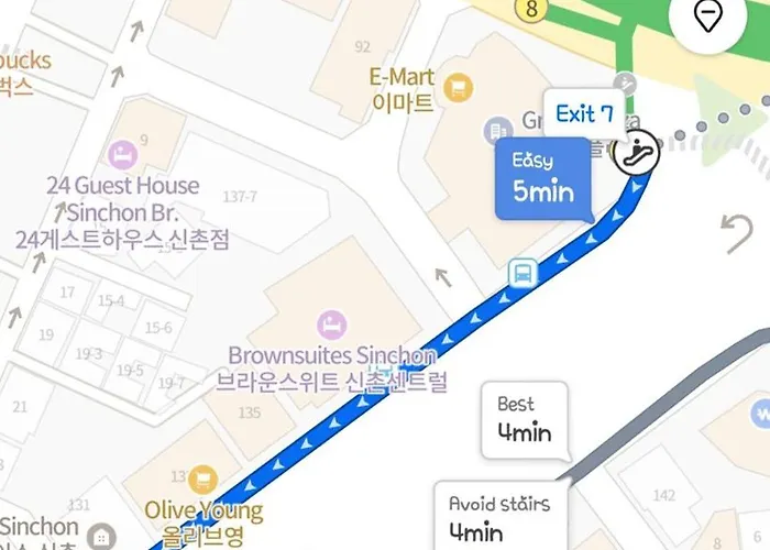 The Closest To Metro, Sinchon Urban Nest For You! #신촌 #sinchon #홍대 #hongdae Apartamento