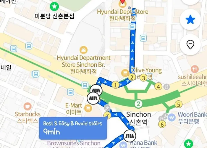 The Closest To Metro, Sinchon Urban Nest For You! #신촌 #sinchon #홍대 #hongdae Apartamento